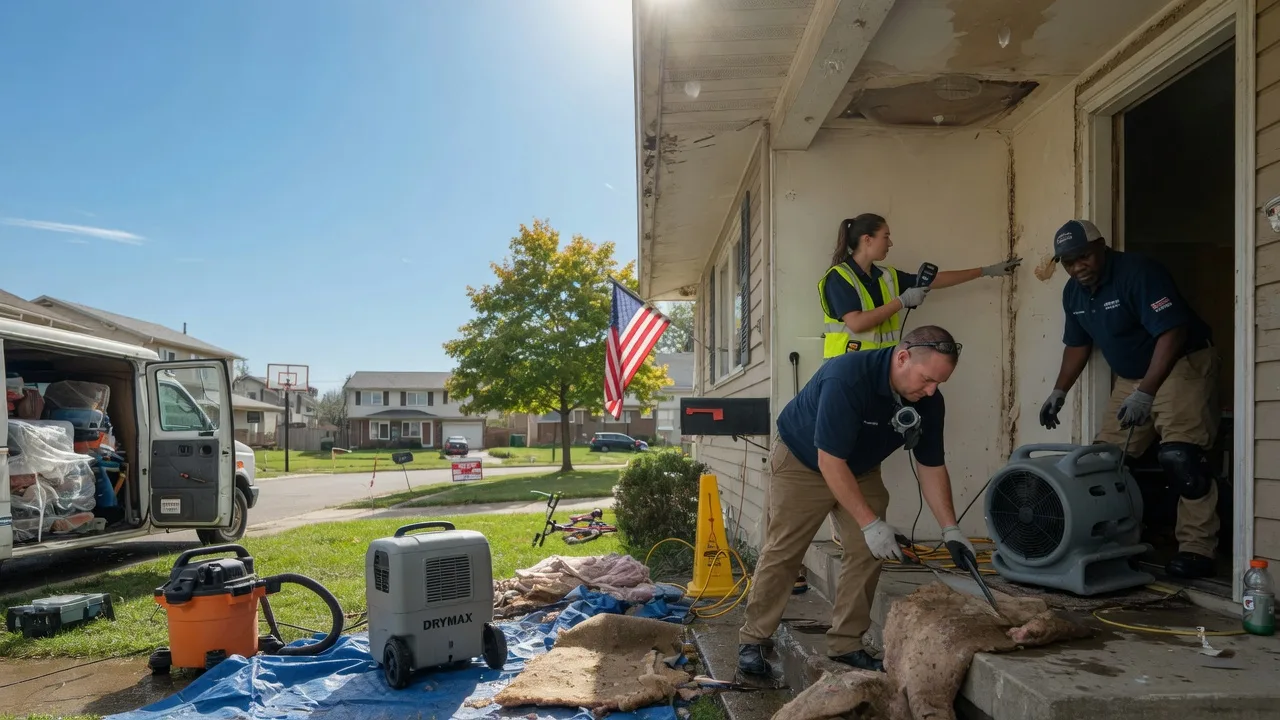 Water Damage Restoration in Wing, ND near me